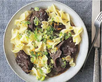  ?? ELLEN SILVERMAN ?? “What you’re expecting is a boeuf bourguigno­n. What you get is something with flavours that are surprising,” cookbook author and award-winning chef Dorie Greenspan says of her beef stew.