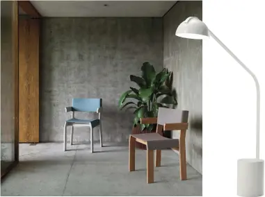  ??  ?? LEFT TO RIGHT The Molo collection by Rodolfo Dordoni from Kettal; the Band chairs by Patricia Urquiola for Kettal; the Half dome lamp designed by Naoto Fukasawa for Kettal; the Coelux HT 25 skylight system