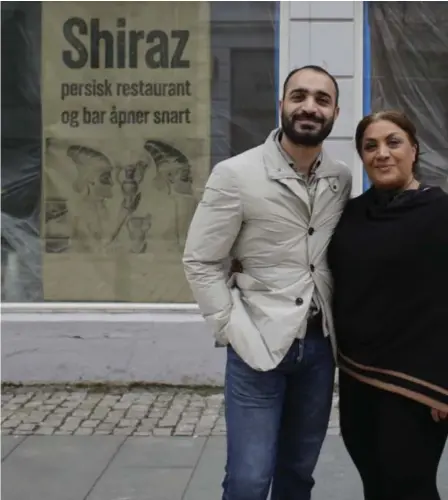  ?? ?? Restaurant­gründer Mahdi Salehi og moren Tahereh Kababi planlegger restaurant i Nygårdsgat­en. De åpner den persiske restau