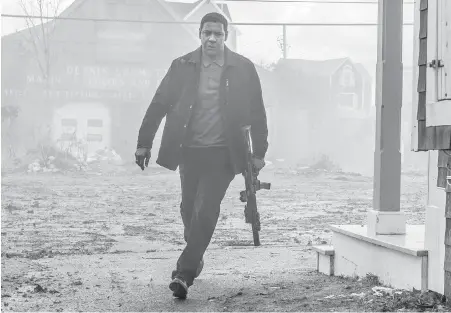  ?? COLUMBIA PICTURES ?? Denzel Washington plays an everyman hero who punishes bad guys in The Equalizer 2.