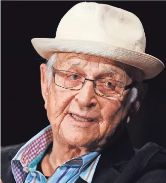  ??  ?? Norman Lear, 95, was a Kennedy Center honoree Sunday. VINCE BUCCI/ INVISION