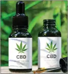  ?? ?? POPULAR: The market for CBD products has boomed in recent years