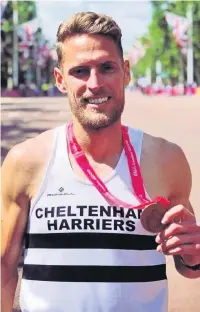  ??  ?? Phil Beastall of Cheltenham Harriers