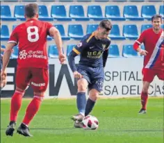  ??  ?? ACIAGO. El UCAM firmó un partido para olvidar ante el Recre.