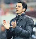  ??  ?? Learning curve: Mikel Arteta has worked hard to improve Arsenal’s defensive record