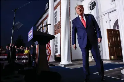  ?? ?? Donald Trump at his Bedminster club in New Jersey on 13 June 2023. Photograph: Amr Alfiky/Reuters