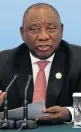  ??  ?? WORK CUT OUT: President Cyril Ramaphosa faces his first big test