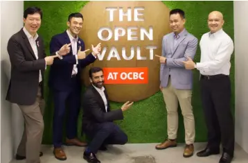  ??  ?? (From left) Ong, The Open Vault head Fabian Lim, regional head Pranav Seth, Norhizam, and OCBC Al-Amin chief executive officer Syed Abdul Aziz Syed Kechik, of at the official launch of The Open Vault.