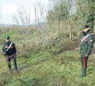  ??  ?? Valeggio sul Mincio L’area dove sono stati trovati i resti