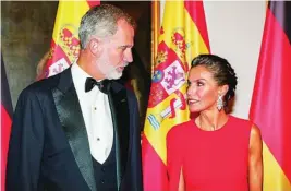  ?? ?? El Rey Don Felipe VI y la Reina Doña Letizia