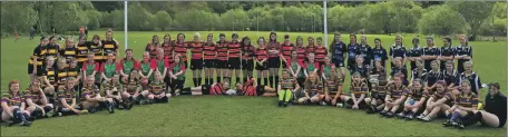  ?? ?? Sixty-six girls from Oban, Mid Argyll, Mull, Lochaber and Cartha QP enjoyed a great festival of rugby.