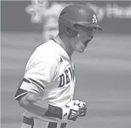  ??  ?? Arizona State’s Hunter Bishop had a breakout season, hitting .344 with 22 home runs, 63 RBIs and 12 stolen bases. 2005: Travis Buck (Oakland, No. 36)
2008: Brett Wallace (St. Louis, No. 13); Ike Davis (New York Mets, No. 18)
2009: Mike Leake (Cincinnati, No. 8) 2010: Seth Blair (St. Louis, No. 46) 2012: Deven Marrero (Boston, No. 24)
2019: Hunter Bishop (San Francisco, No. 10)