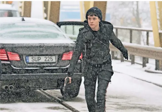  ?? FOTO: EPD ?? Die Britin Claire Foy spielt zum ersten Mal die Lisbeth Salander.