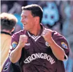  ?? ?? Thomas Flogel in his pomp at Hearts