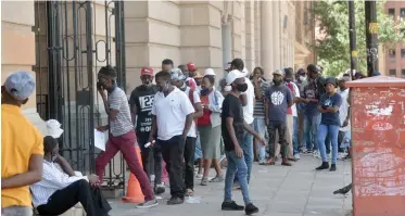  ?? OUPA MOKOENA African News Agency (ANA) ?? THE latest expanded unemployme­nt rate has shown how bad the situation is. Our youth, who make up 65% of those unemployed, bear the brunt of the sad statistics, the writer says. |