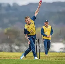  ?? ?? Stoneywood-Dyce bowler Jon Grant.