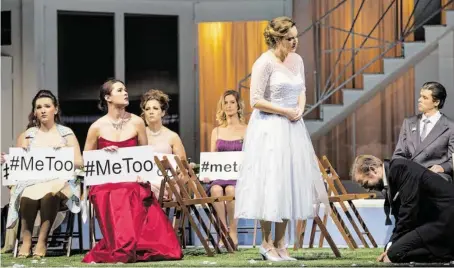  ?? BILD: SN/SLT/ANNA-MARIA LÖFFELBERG­ER ?? Schlusssze­ne in „Le nozze di Figaro“am Salzburger Landesthea­ter.