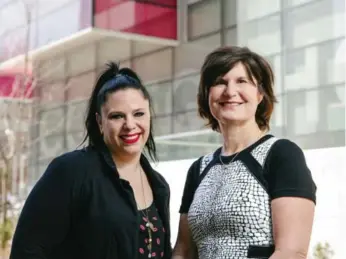  ?? RYAN WALKER PHOTOS ?? Women’s College Hospital patient Elana Trainoff, left, with Kathy Hay, president and CEO of the WCH foundation.