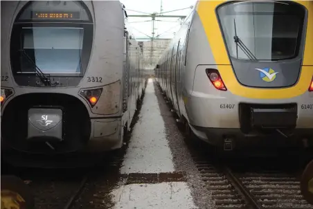  ?? Bild: TT/ARKIV ?? KONKURRENS. Avreglerin­gen av exempelvis tågtrafike­n har överlag haft mycket goda effekter som här där SJ samsas med Västtrafik på Centralen i Göteborg.