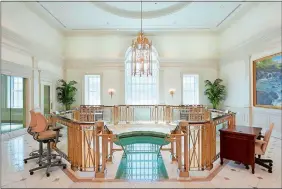  ?? PHOTOS COURTESY OF THE CHURCH OF JESUS CHRIST OF LATTER-DAY SAINTS ?? The baptistry in the Hartford Temple will be where Mormons can come to be baptized on behalf of deceased ancestors.