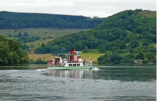  ??  ?? BELOW Ullswater ‘Steamers’ provide useful ferries and day-long cruises