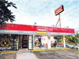  ?? ARCHIVO EF ?? Florida Retail tiene 70 puntos de venta Musi (antes llamados Musmanni Mini Super), de los cuales seis abrieron en el 2017.