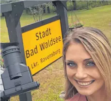  ?? FOTO: PRIVAT ?? Carina Maucher besuchte Bad Waldsee im US-Bundesstaa­t Minnesota – mit Kamera im Gepäck.