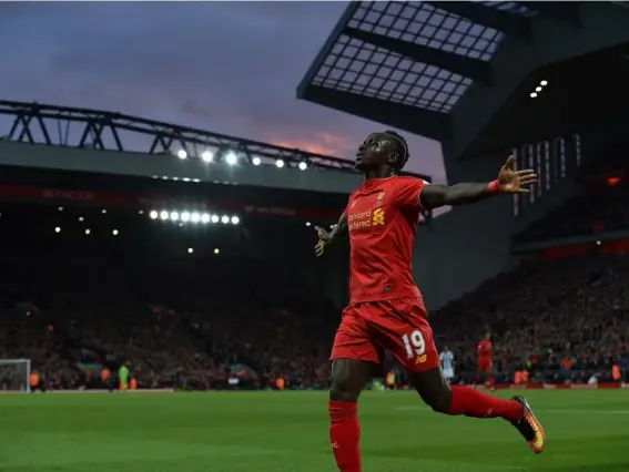  ??  ?? Sadio Mane got Liverpool off to the perfect start as he put them ahead in the first half (Getty)