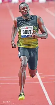  ??  ?? Usain Bolt