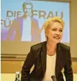  ?? Foto: F. Hormann, dpa ?? Manuela Schwesig will den Regierungs‰ partner wechseln.