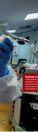  ??  ?? Scienza e complotti
L’ultima teoria complottis­ta (con un ritorno sulla scena dei no vax) sostiene che il plasma valga come vaccino ma non sia redditizio. Ovviamente non è così, la cura col plasma, in via di sperimenta­zione, non previene il contagio ma può curare chi è malato