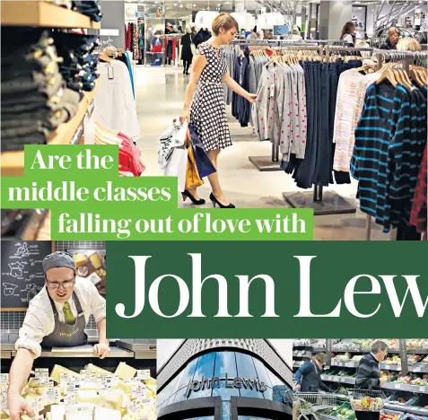  ??  ?? Loyalty: are we turning away from John Lewis stores, left, and Waitrose, below?