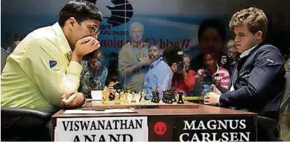  ?? ?? Carlsen je u meču za naslov 2013. savladao Ananda 3,5:6,5