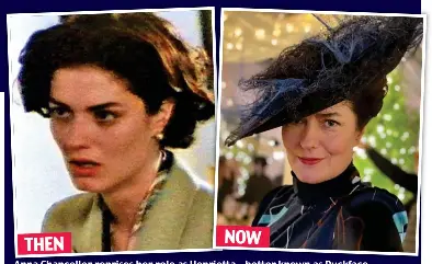  ??  ?? Anna Chancellor reprises her role as Henrietta – better known as Duckface