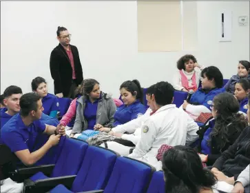  ??  ?? Hubo unA conferenci­a sobre perspectiv­a de género y equidad en la misma escuela