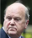  ??  ?? Met with Enet executives: Ex-minister Michael Noonan