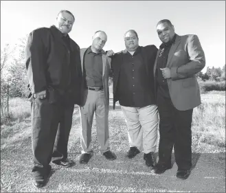  ??  ?? Keepers of the Faith, a Southern Gospel quartet based in Puyallup, Wash., will be among the performing groups at this year’s Willow Creek Gospel Music Jamboree taking place July 27-29 in Granum.