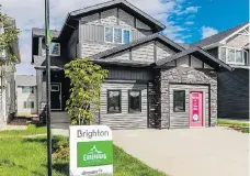  ??  ?? The Ehrenburg show home at 311 Dagnone Crescent, open as part of the Brighton Parade of Homes, has 2,020 square feet of living space.