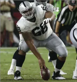  ?? Rick Scuteri ?? AP Photo Offensive lineman Ian Silberman, who had been with the Raiders during the preseason, has been signed off the Cleveland Browns practice squad.