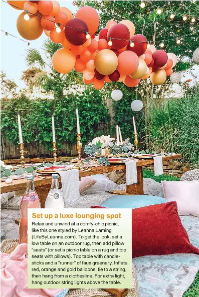 Enjoy A Back Yard Picnic Pressreader