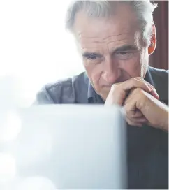  ?? GETTY IMAGES ?? There is something specific about the online experience that helps keep older brains engaged
long after they leave the workplace.