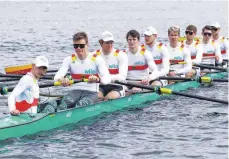  ?? FOTO: LACI PERENY/IMAGO IMAGES ?? Enttäuschu­ng beim Dauersiege­r: Erstmals seit Olympia 2016 muss sich der Deutschlan­d-achter wieder in einem Finale geschlagen geben.