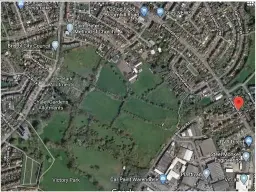  ?? Google ?? > An aerial view of the Brislingto­n Meadows site