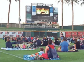  ??  ?? CITY OF GOODYEAR Watch the familyfrie­ndly movie “Ghostbuste­rs” on the outfield at Goodyear Ballpark on June 23. The movie starts at 7 p.m. Bring blankets. Concession­s will be available for purchase. Gates open 30 minutes prior to showtime.