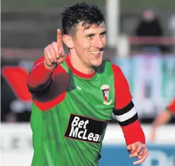  ??  ?? Bright future: Marcus Kane believes the only way is up for the Glens after bringing in more quality during the summer