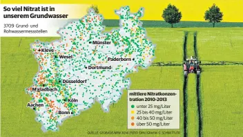  ?? QUELLE: GEOBASIS NRW 2014 | FOTO: DPA | GRAFIK: C. SCHNETTLER ??