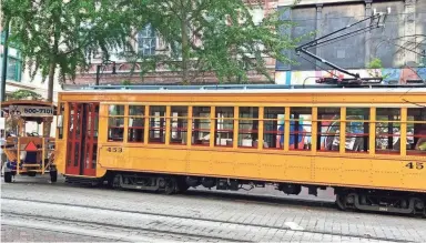  ?? SPROCK N' ROLL MEMPHIS ?? Main Street Trolley collided with Sprock n' Roll party bike on Main Street Mall.