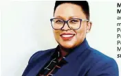  ?? SUPPLIED Picture: ?? MAKING HER MARK: Multipleaw­ard-winning manager of My Pond Hotel in Port Alfred, Pearl MotaungMla­ngeni.
