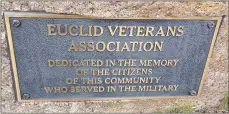  ?? JEAN BONCHAK — FOR THE NEWS-HERALD ?? Over the years, the Euclid Veterans Associatio­n has donated a significan­t amount of funds and services to veterans’ causes as well as organizing multiple community efforts.