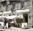  ??  ?? Popular: The cafe in Aberfeldy